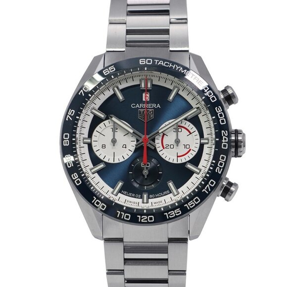 TAG HEUER Carrera 160th Anniversary Silver Dial Limited Edition Chronograph - Picture 1 of 8
